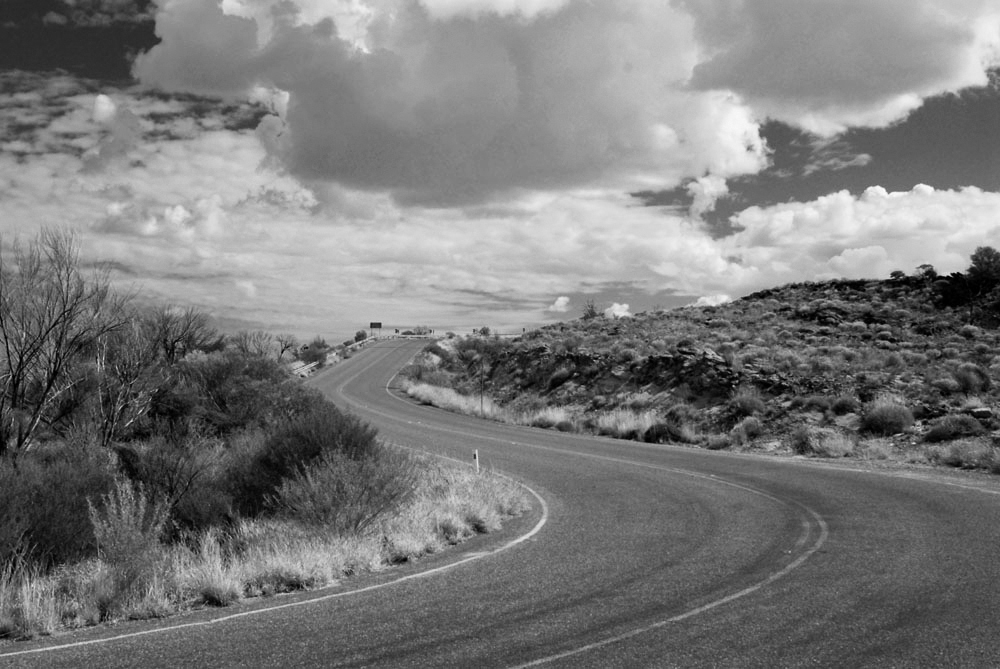 Black And White Street