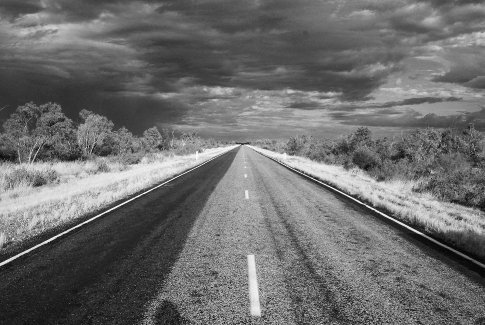 Black And White Road