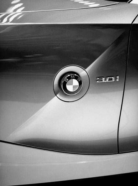 Black And White Car BMW 30i