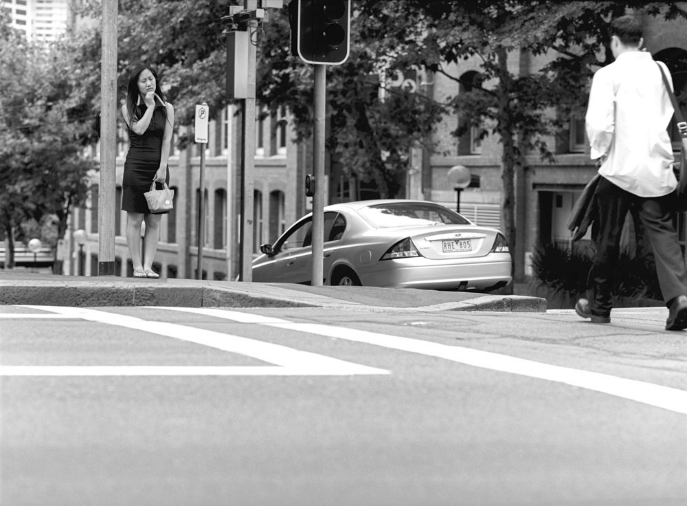 Black And White Woman Car